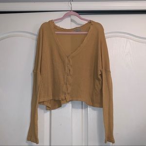 ✨Urban Mustard Oversized Top